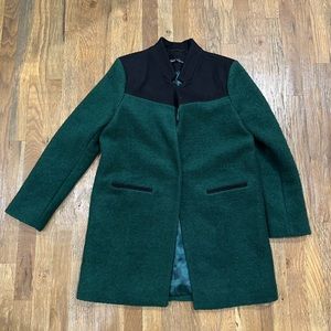 Kenneth Cole New York Green Wool Coat